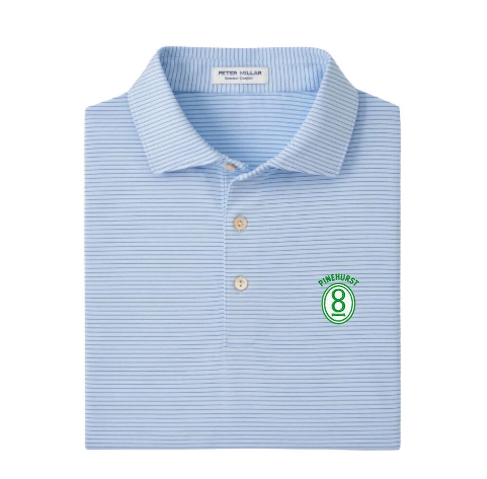 Peter Millar Pinehurst No. 8 Highlands Stripe Golf Polo XL NWT $120